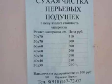 Чистка / реставрация пухо-перьевых изделий Салон чистки подушек в Краснодаре