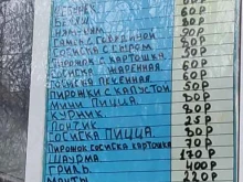 Киоск фастфудной продукции, улица Героев Панфиловцев, 16 