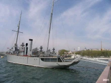 красный вымпел Военно-исторический музей Тихоокеанского флота в Владивостоке
