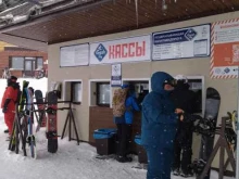 касса по продаже билетов на подъемники Gesh Fly в Шерегеше
