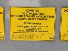 Администрации районов / округов городской власти Комитет по управлению муниципальным имуществом Сызранского района в Сызрани