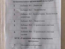 Органы государственного надзора Городской центр технического надзора и развития материально-технической базы муниципальных учреждений сферы культуры спорта и молодежной политики в Новосибирске